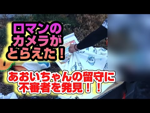 ホームレスあおいちゃんの荷物を触る不審者